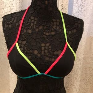 PINK Triangle Bikini Top